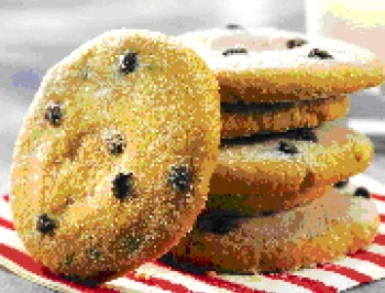 Chocolate Chip Shortbread Cookies