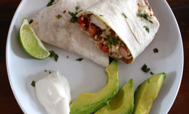 
Easy Chicken Burritos
