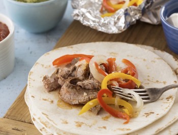 Easy Flank Steak Fajitas