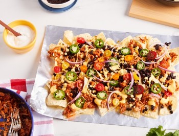 Grilled Jackfruit Nachos