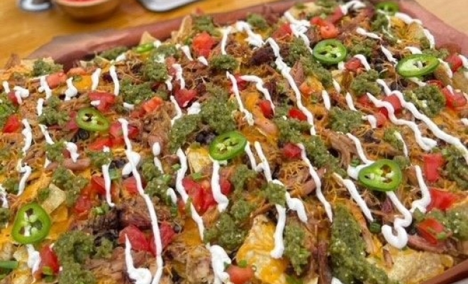 
Misty’s Butcher Paper Smoked Pork Nachos 
