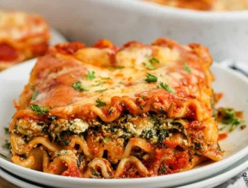 Easy Spinach Lasagna