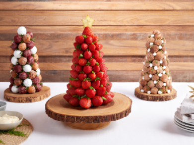 DIY Food Tree Centerpieces